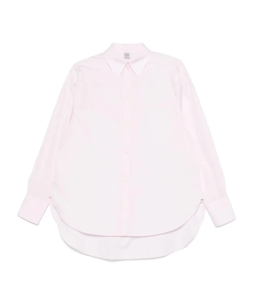 TotÊMe Kimono-Sleeve Poplin Shirt