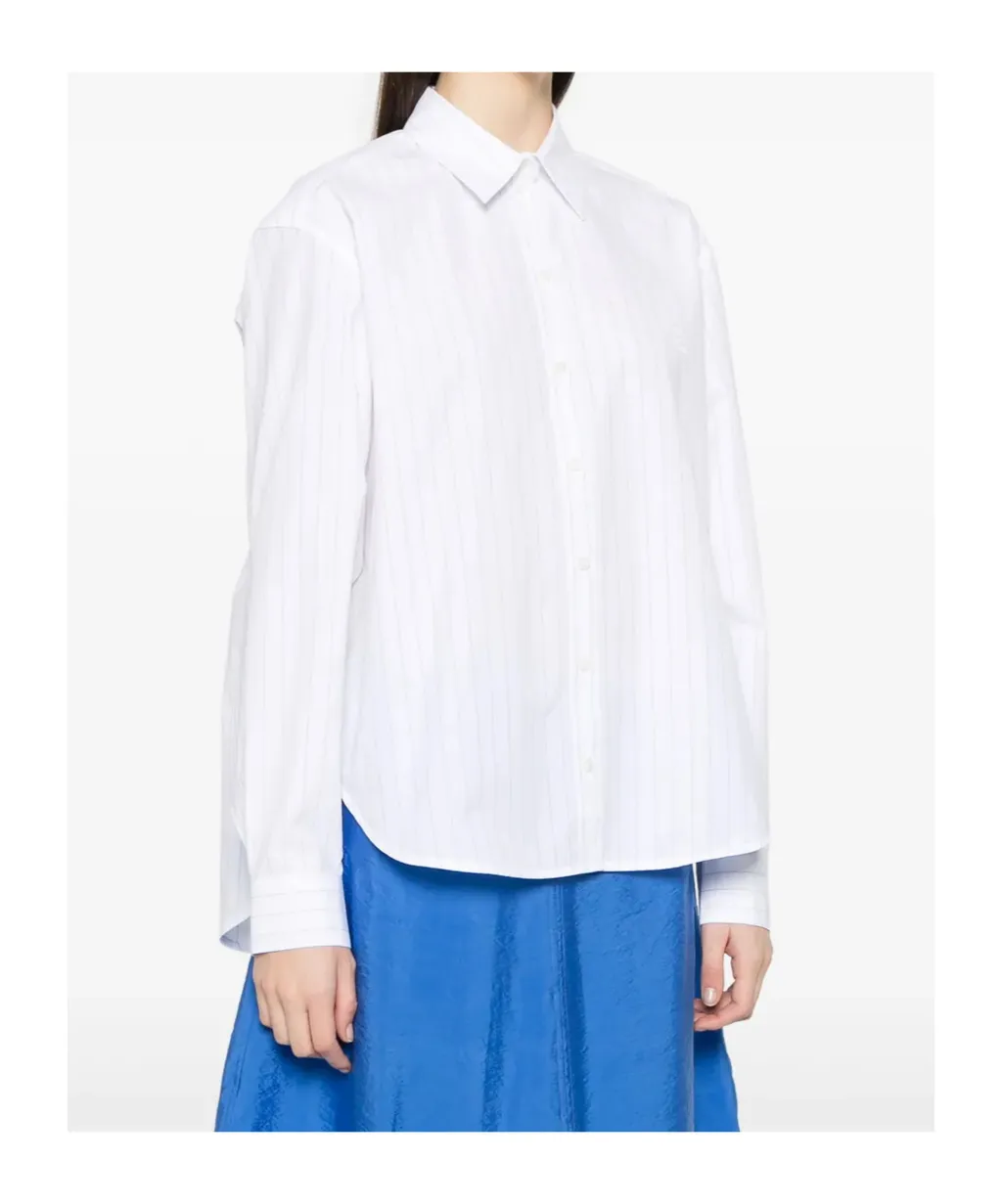 TotÊMe Main Button-Up Striped Shirt