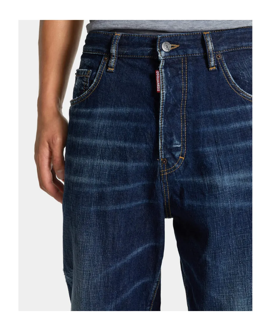 Dsquared2 Be Cool Be Nice Wash Loose Jeans