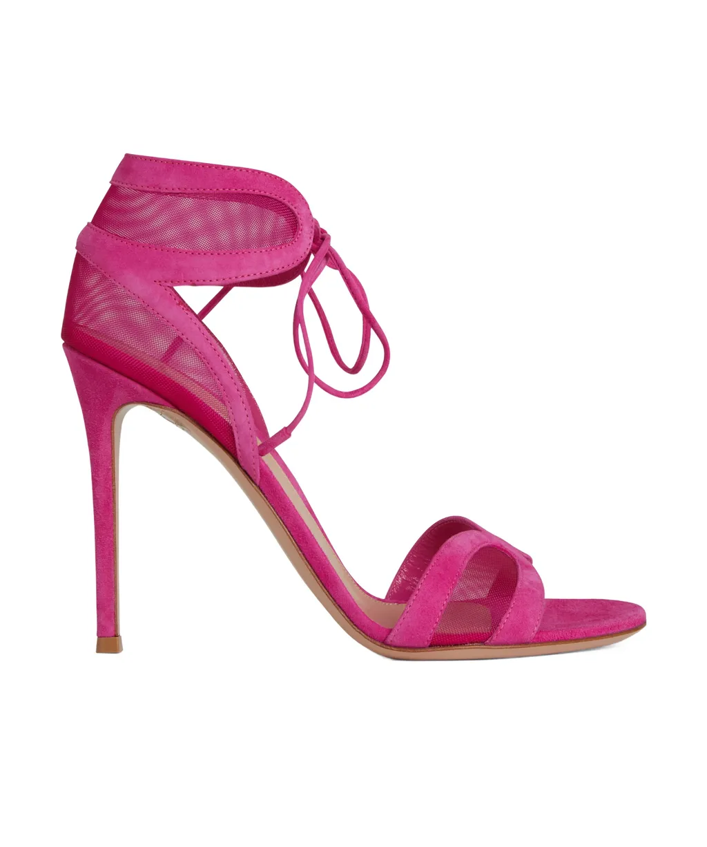 Gianvito Rossi Tie-Up Stiletto Sandals