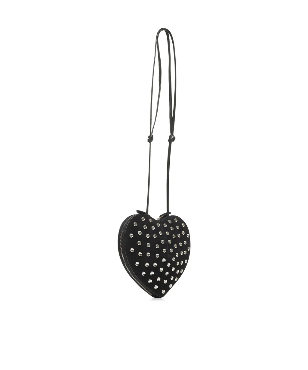 Alaa Le Coeur Curved Studded Crossbody Bag