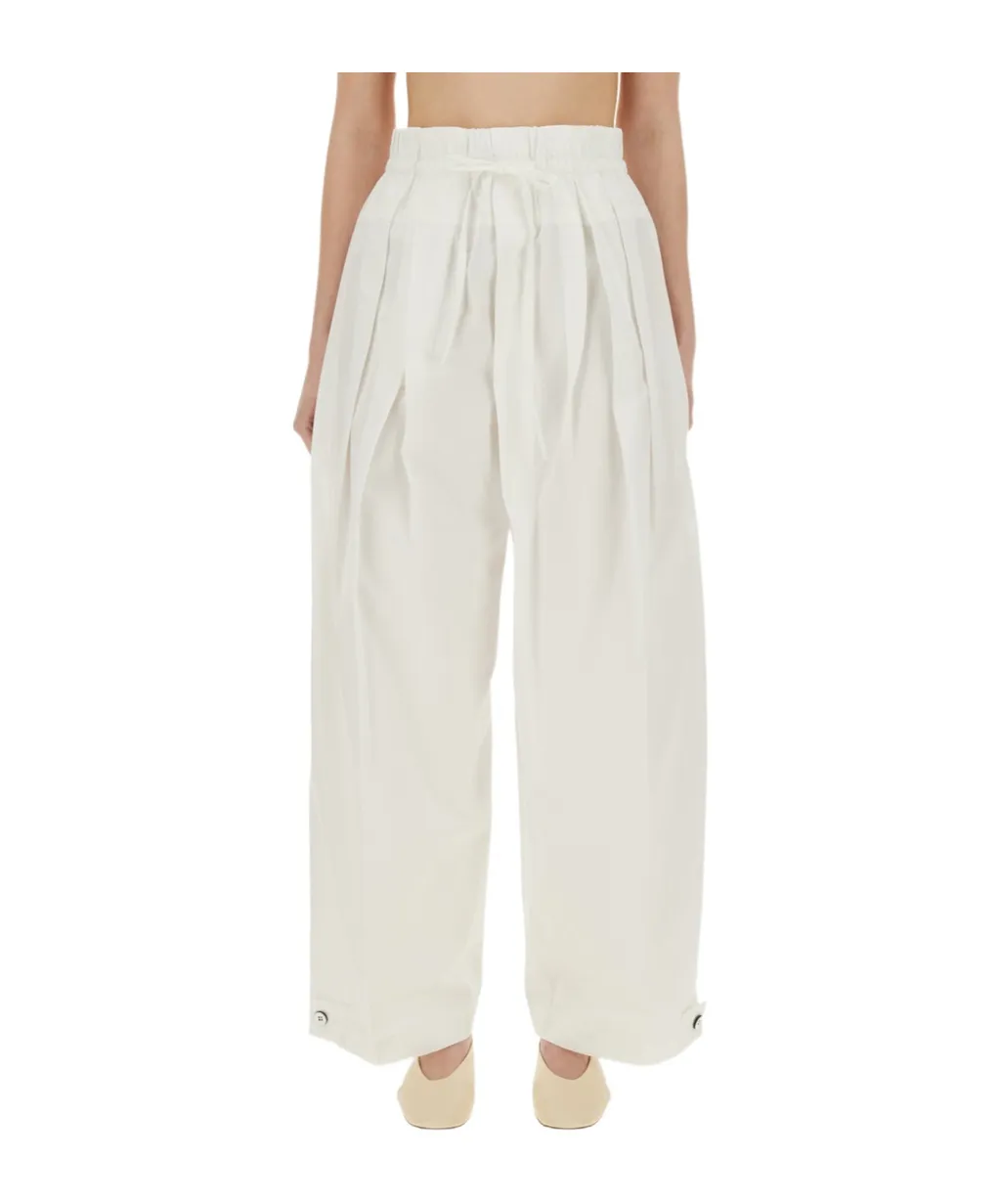 Jil Sander Elasticated Waistband Pleated Trousers