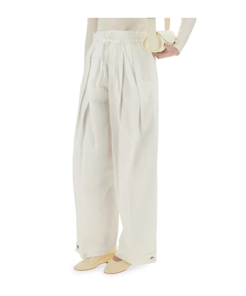 Jil Sander Elasticated Waistband Pleated Trousers
