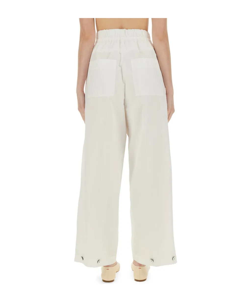 Jil Sander Elasticated Waistband Pleated Trousers