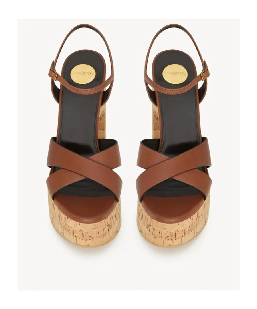 Saint Laurent Bianca Platform Sandals