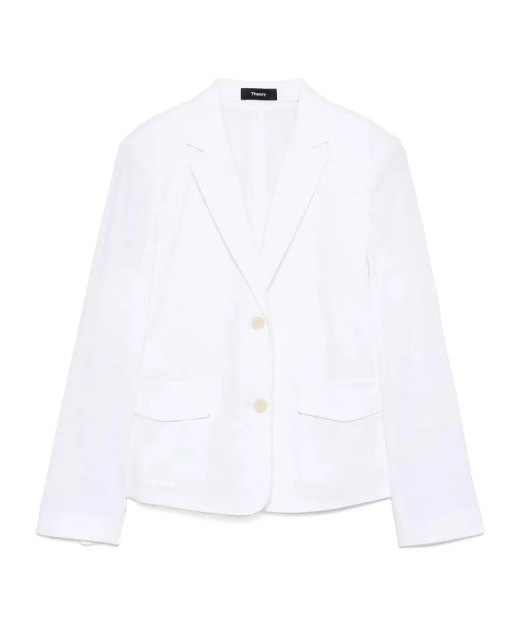 Theory Single Breasted Tailored Blazer