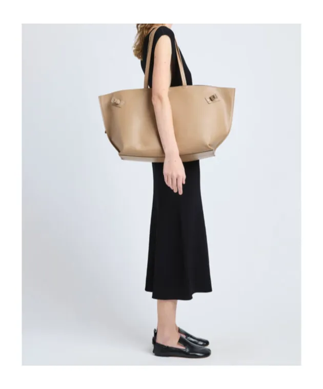 Days Carryall Buckle-Detail Calfskin Tote Bag