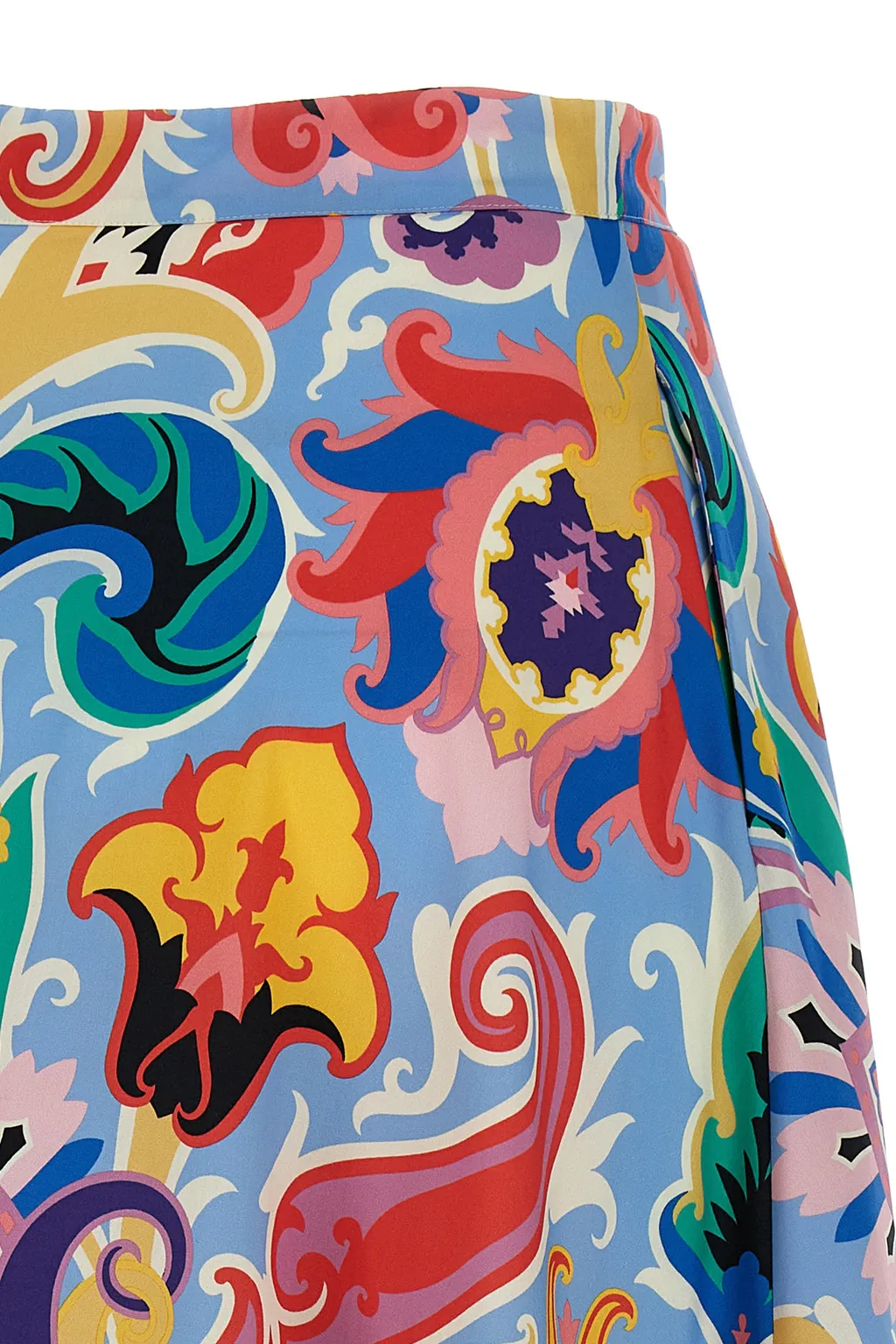 Etro Flared Hem Paisley Skirt