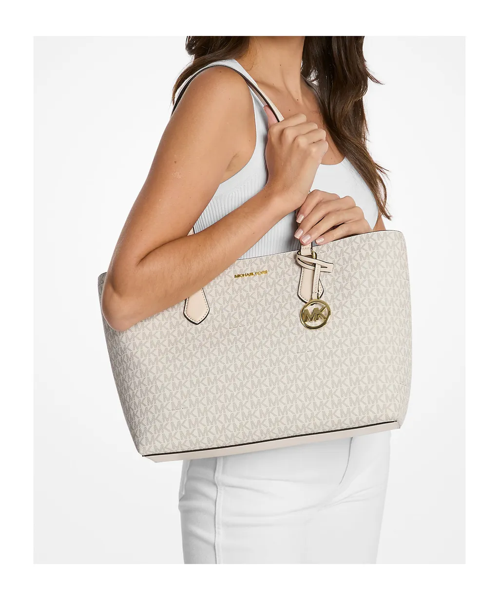 Sheila Large Signature Logo Tote