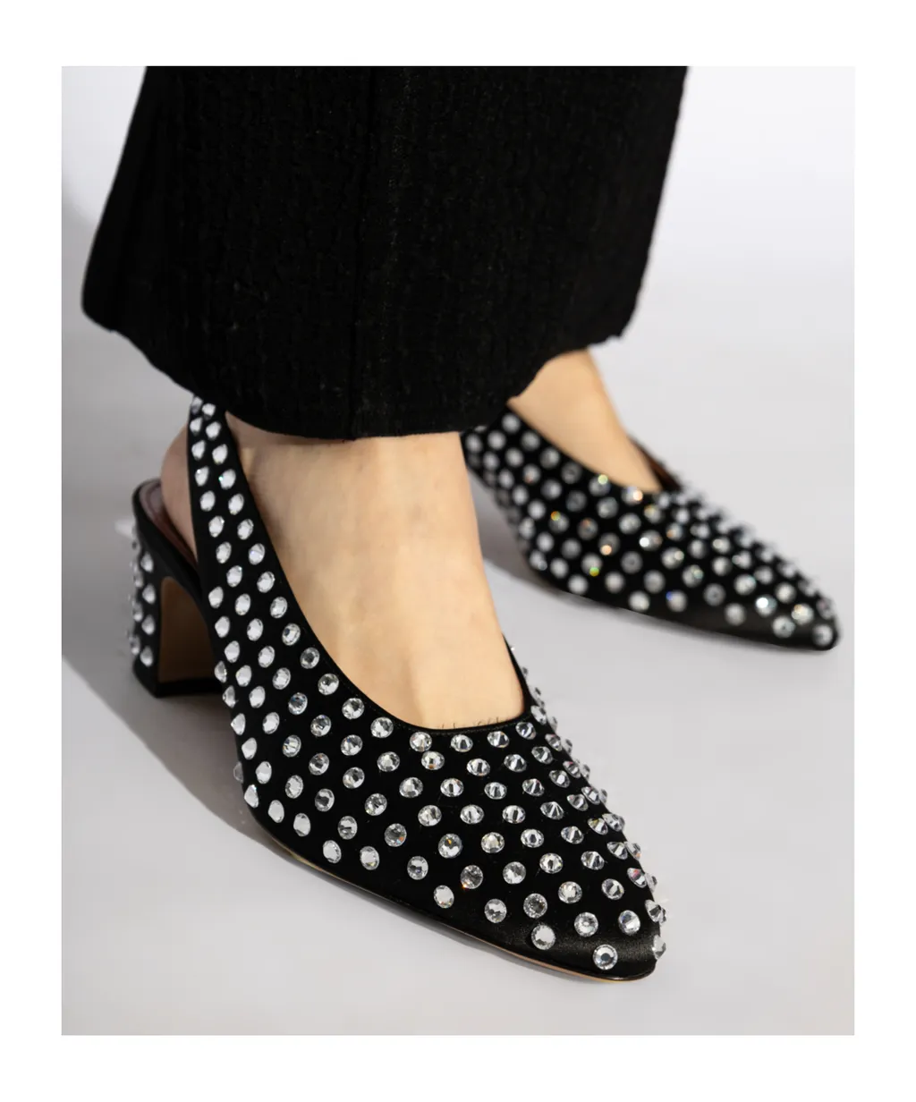 Paris Texas Lavinia Embellished Slingback Pumps