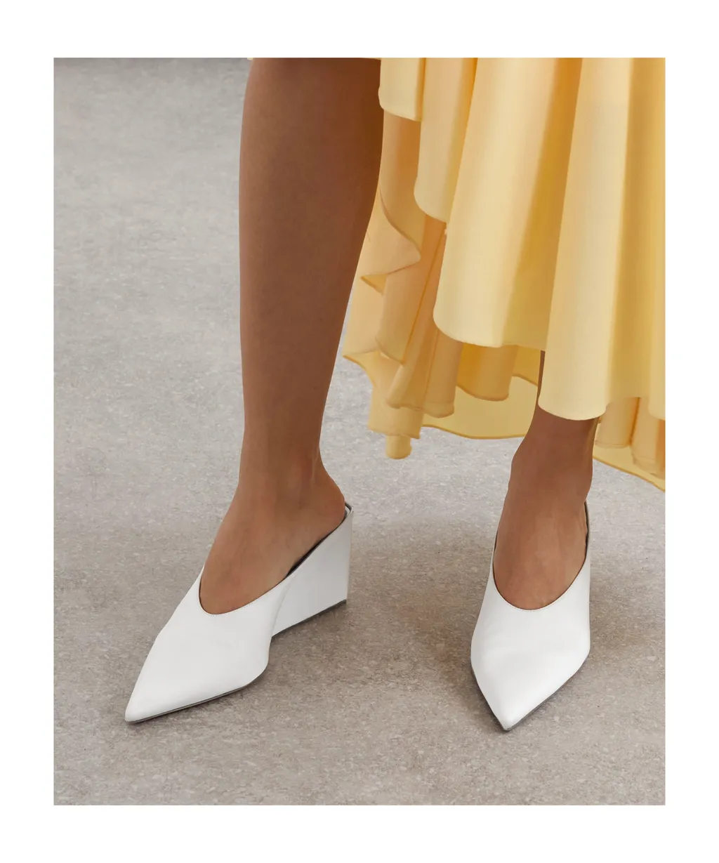 75Mm Satin-Finish Mules