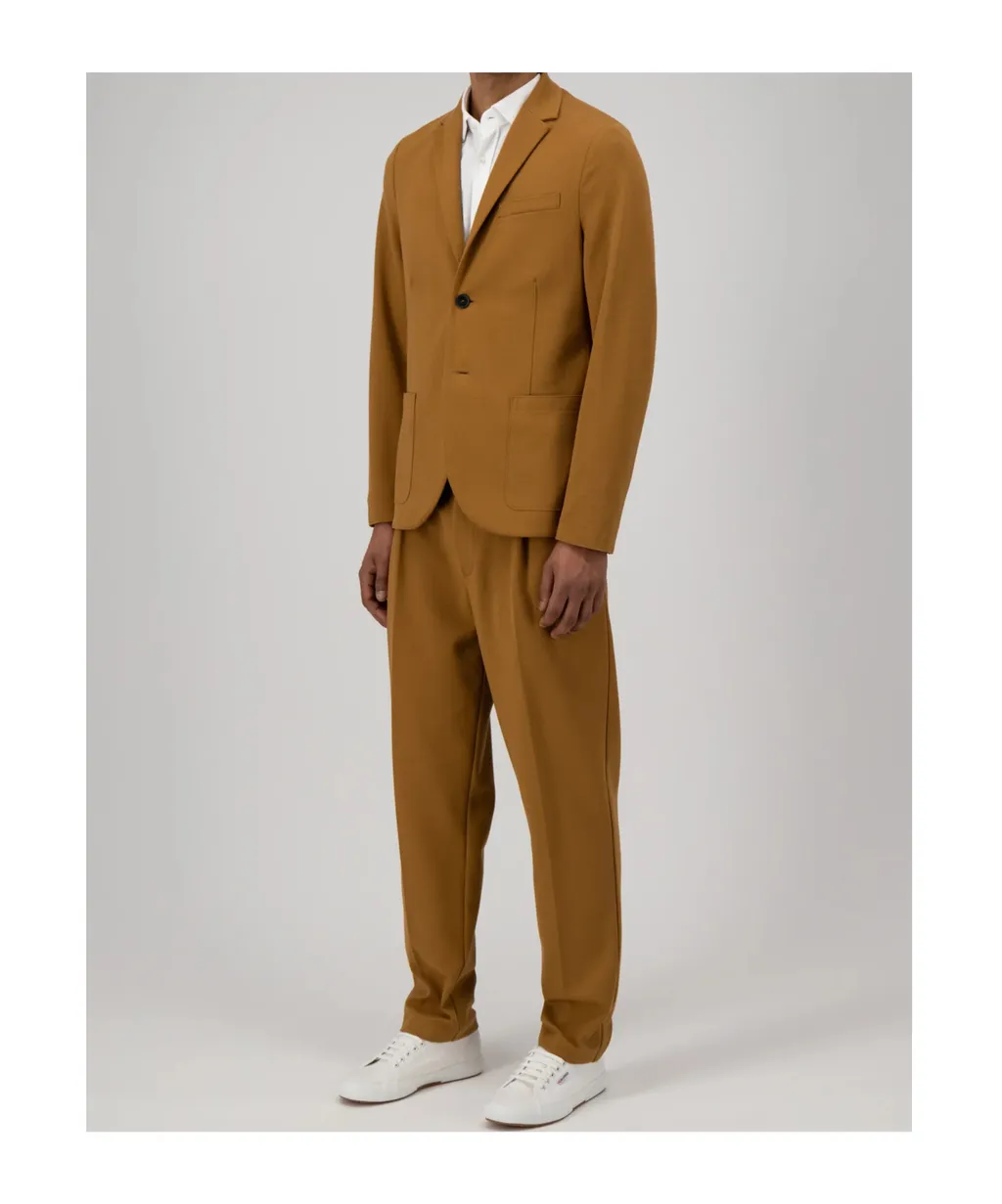 2B. Blazer Diagonal Crafted With Loro Piana Fabric