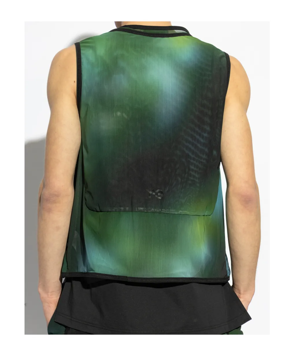 Y-3 All-Over Printed Mesh Vest