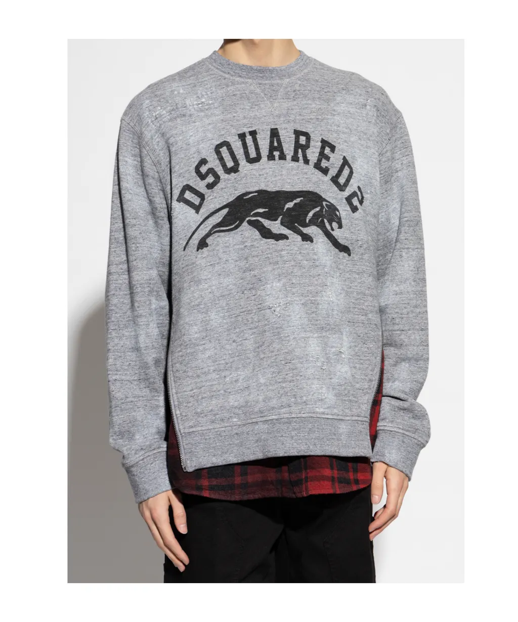 Dsquared2 Logo-Printed Layered Sweatshirt