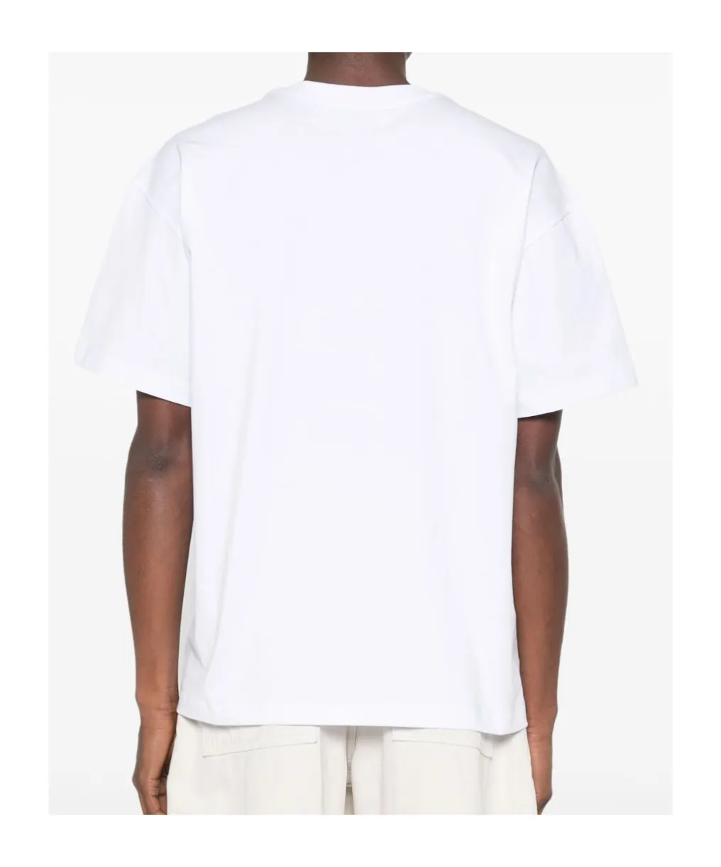 Msgm Logo-Printed Crewneck T-Shirt