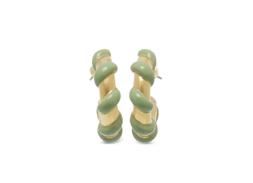 Twist Hoop Earrings