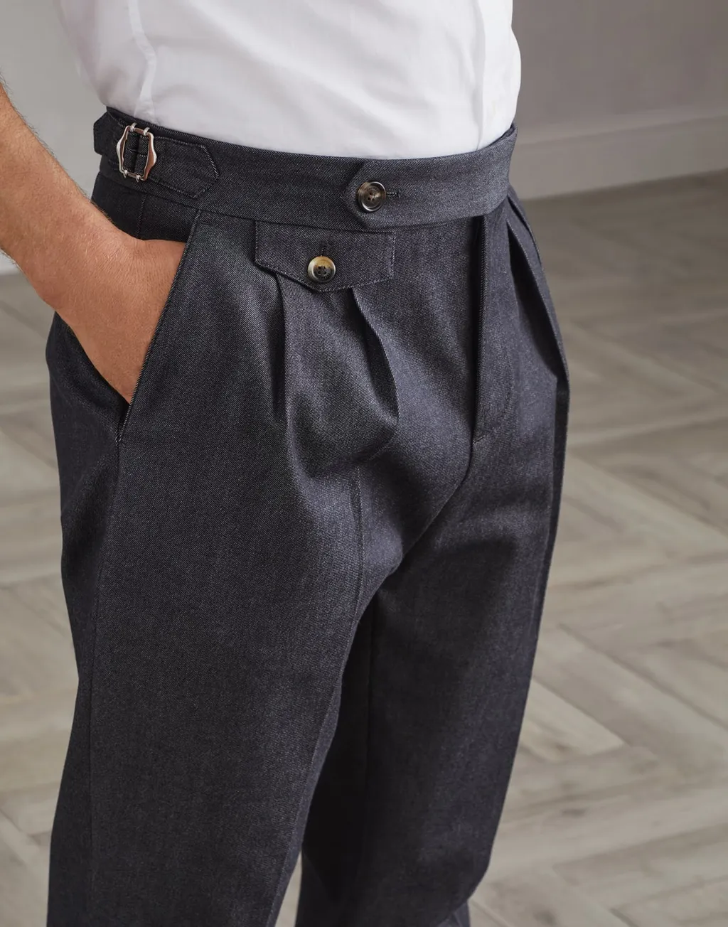 Cashmere Tapered Trousers