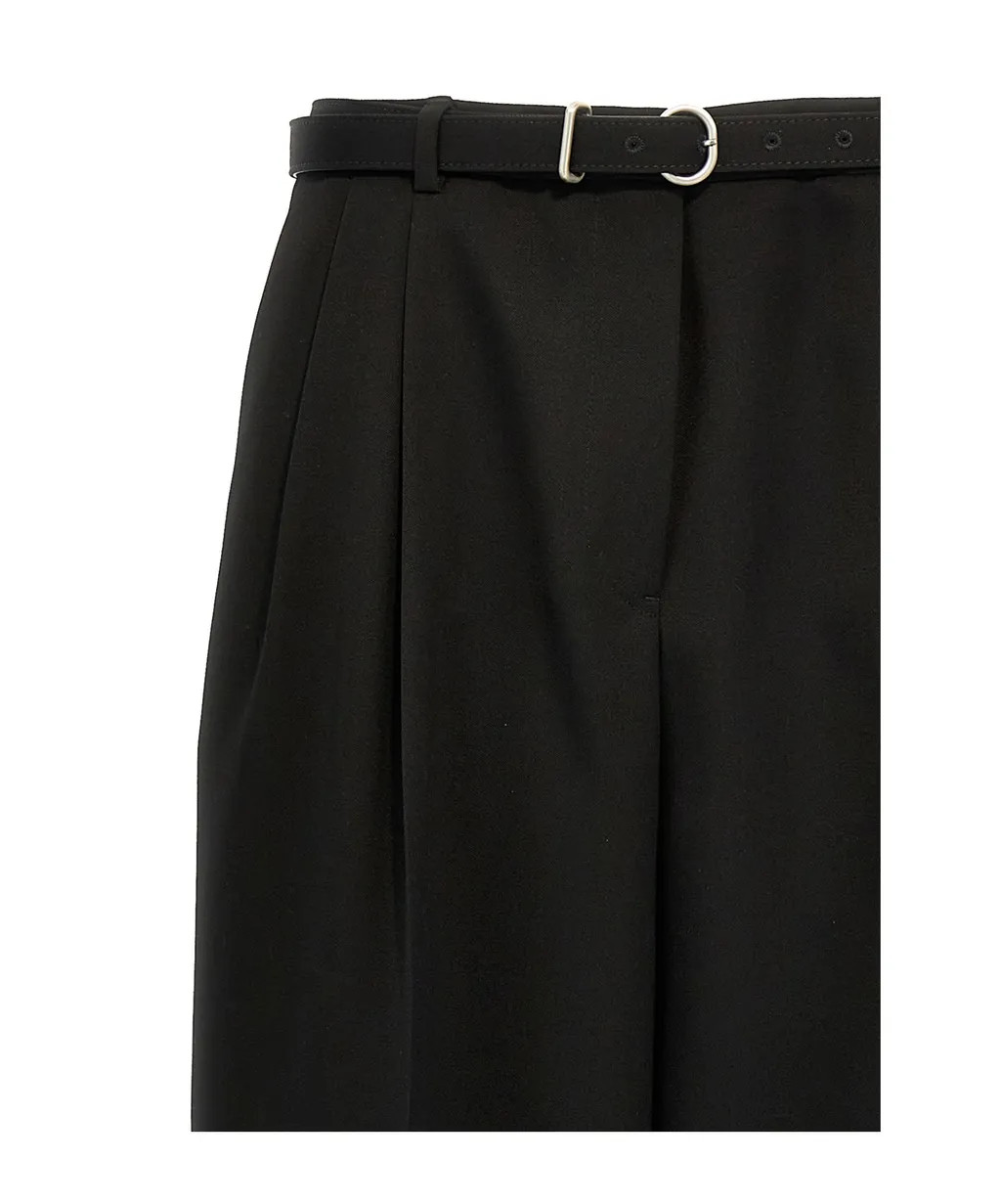 Jil Sander Belt Detailed Pants