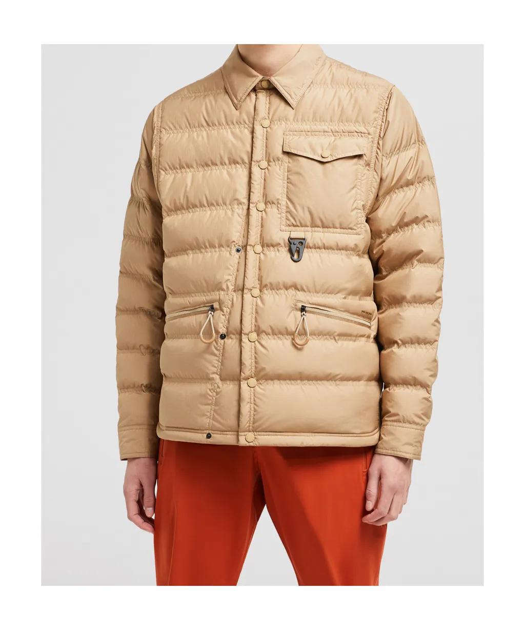 Moncler Grenoble Lavachey Packable Down Shirt Jacket