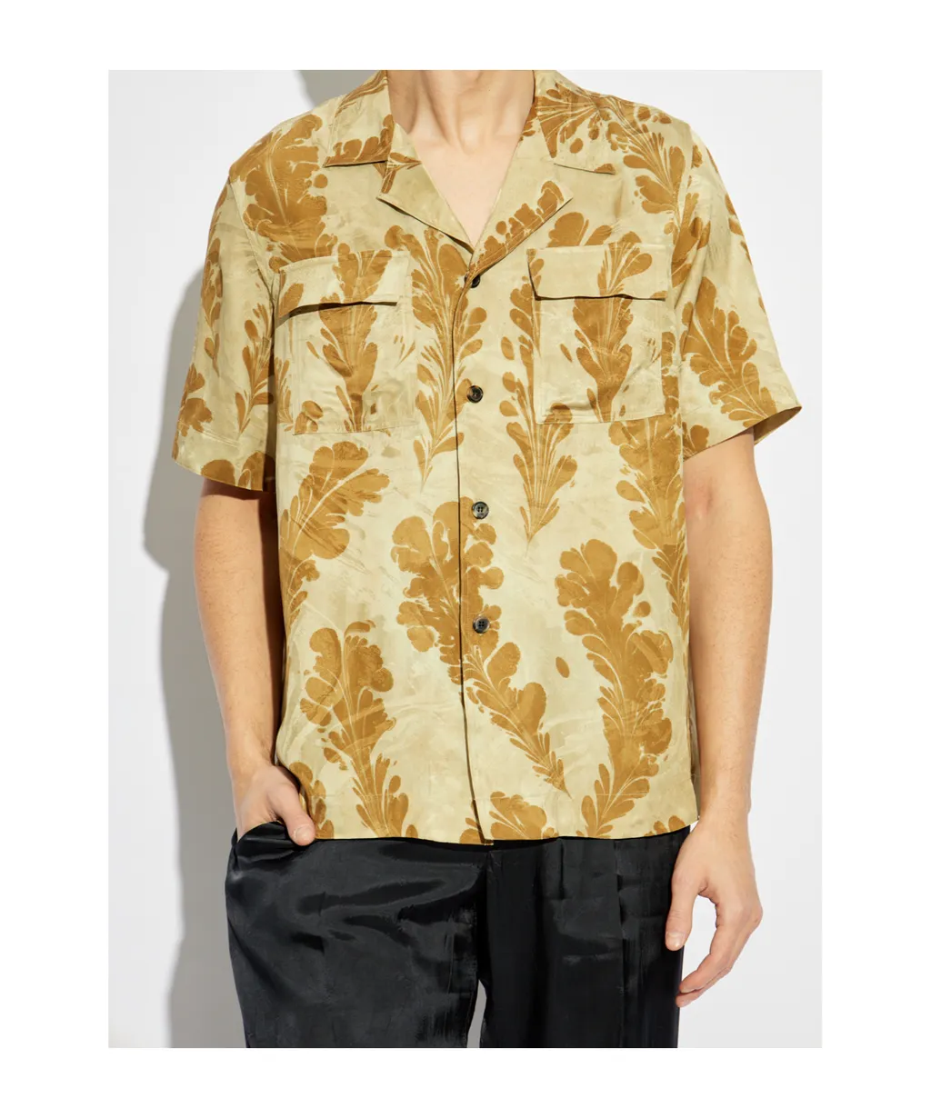 Dries Van Noten All-Over Patterned Button-Up Shirt