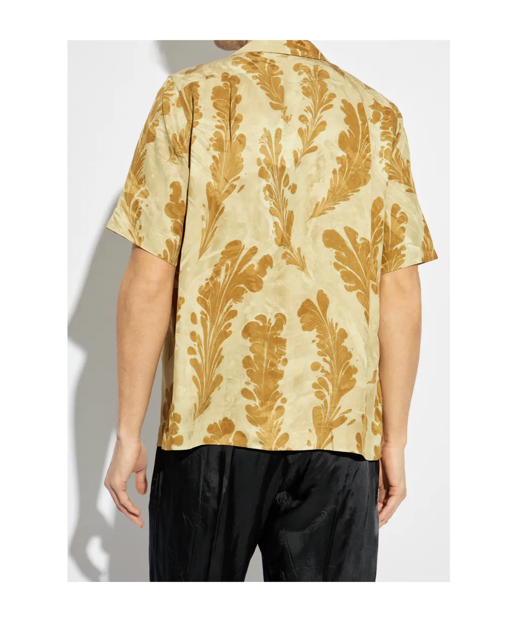Dries Van Noten All-Over Patterned Button-Up Shirt