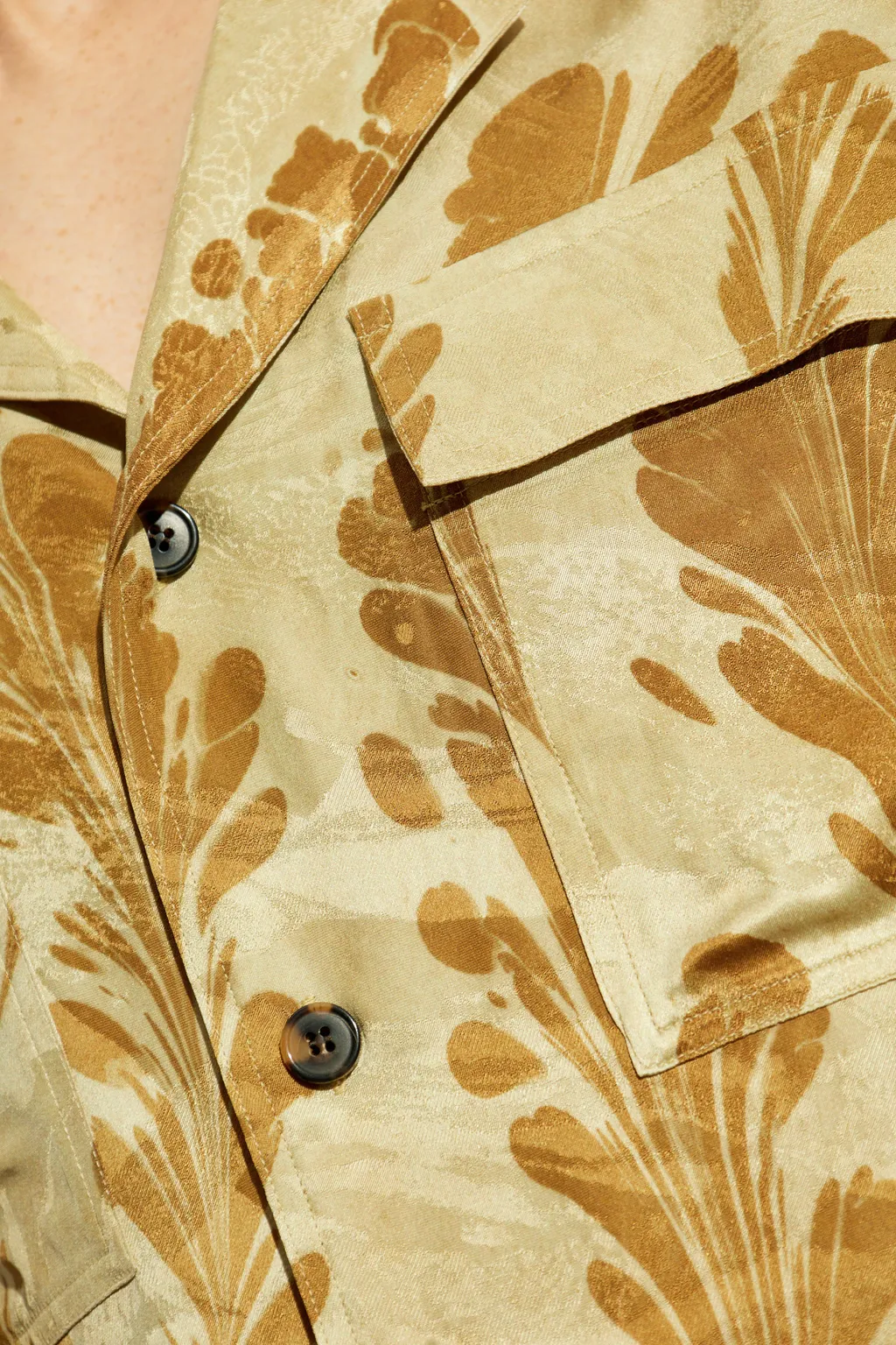Dries Van Noten All-Over Patterned Button-Up Shirt