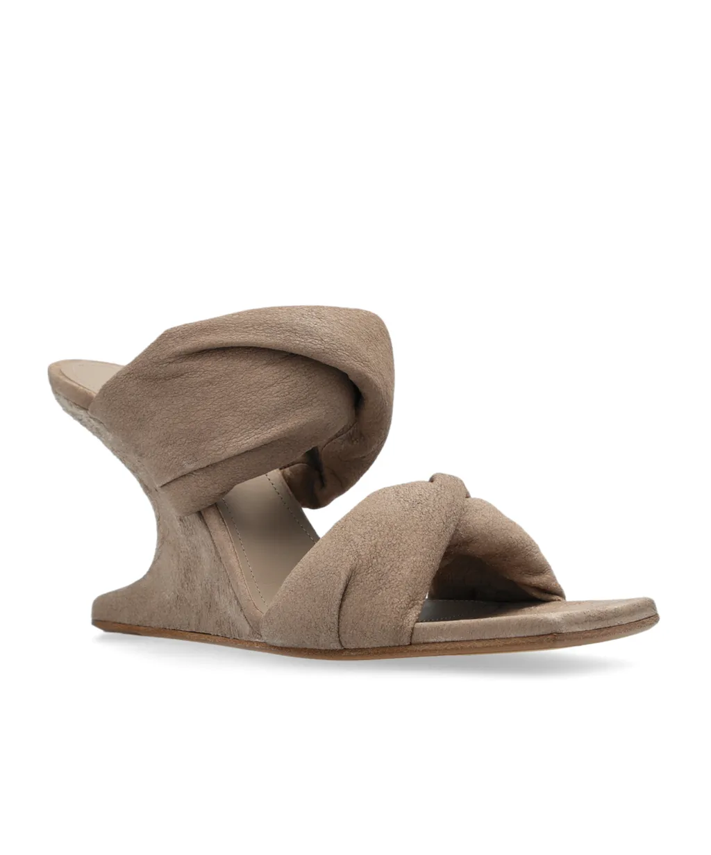 Rick Owens Cantilever Open-Toe Mules