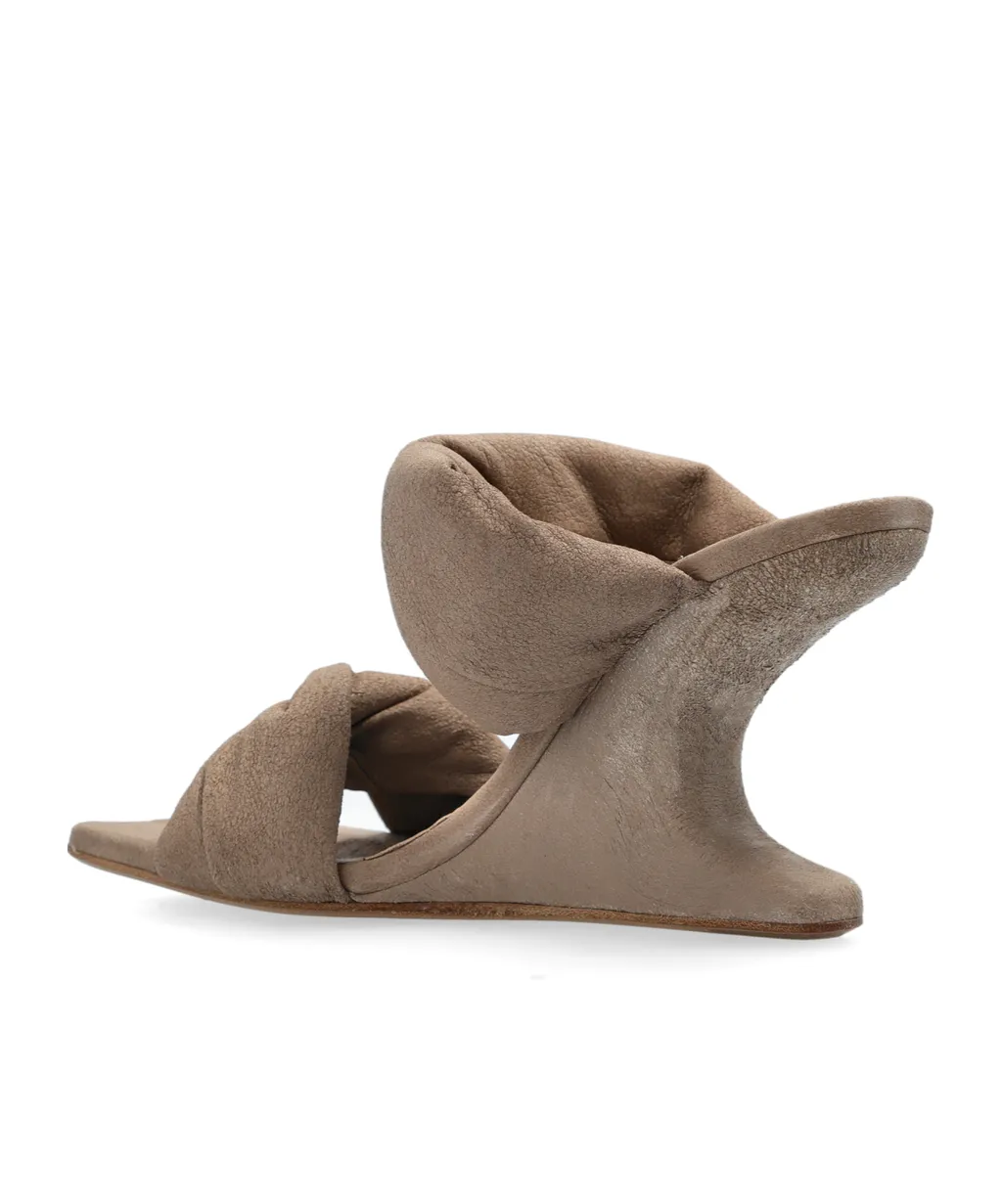 Rick Owens Cantilever Open-Toe Mules