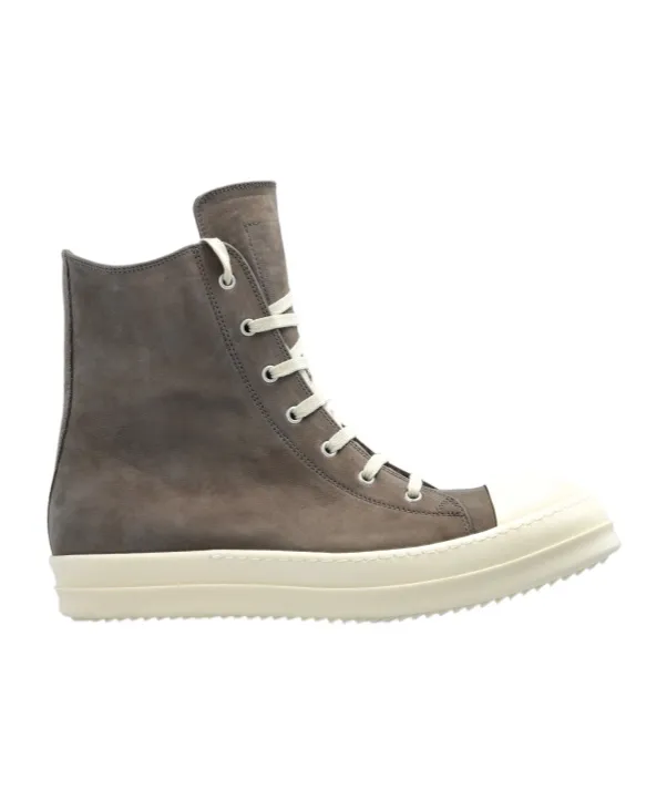 Rick Owens Zip Detailed Lace-Up Sneakers