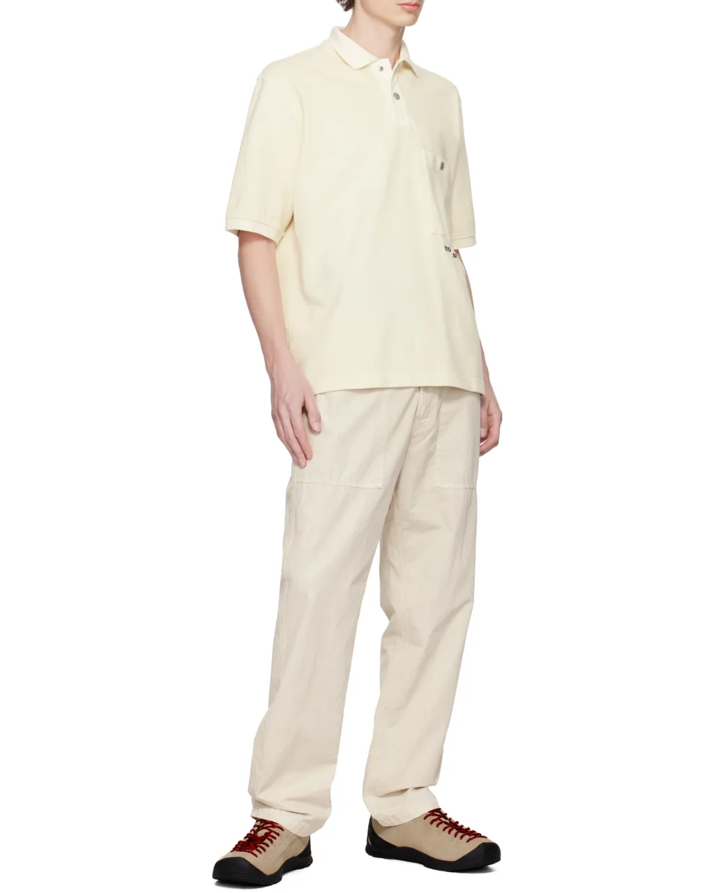 Compass-Motif Trousers