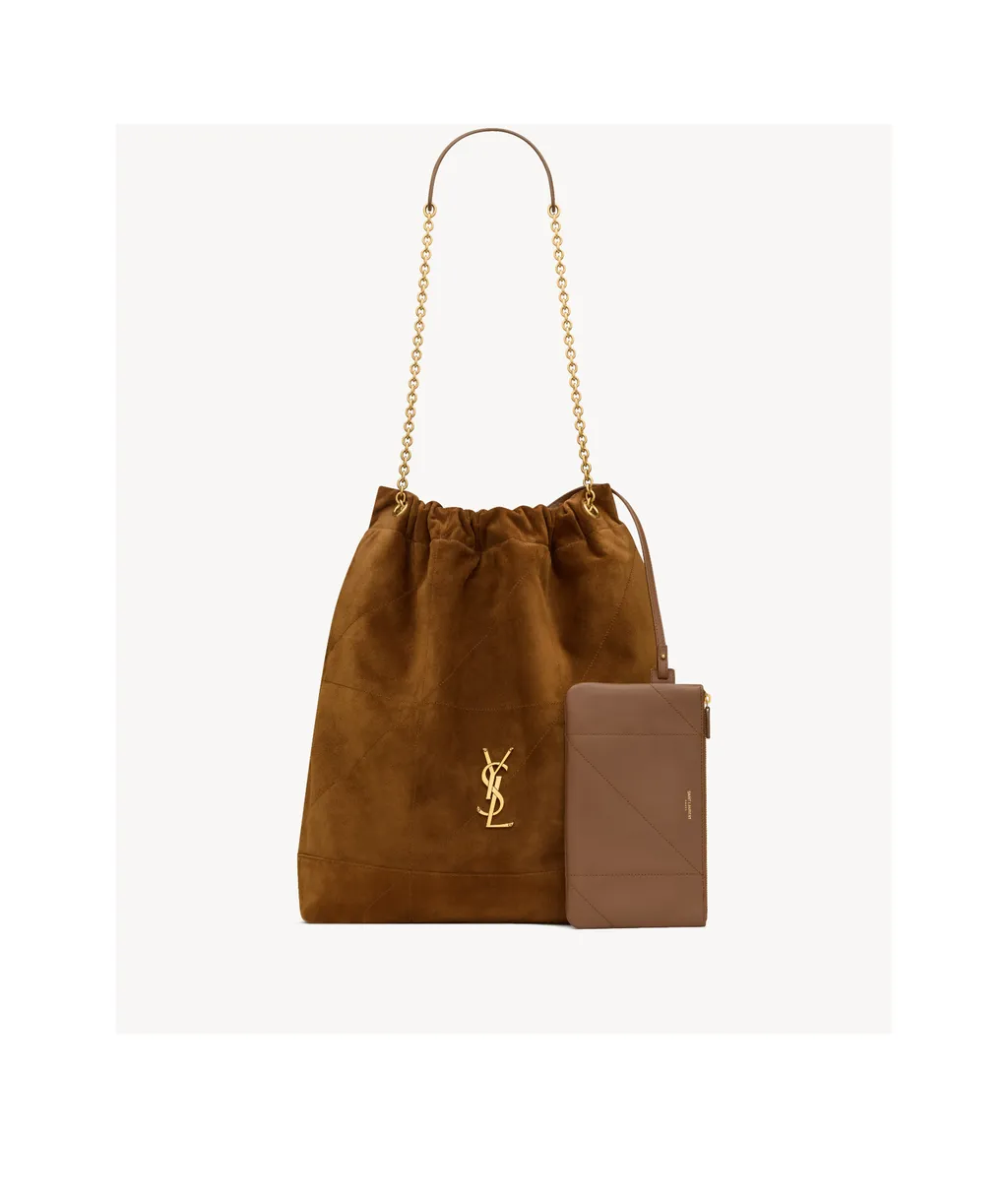 Jamie Large Pochon In Suede