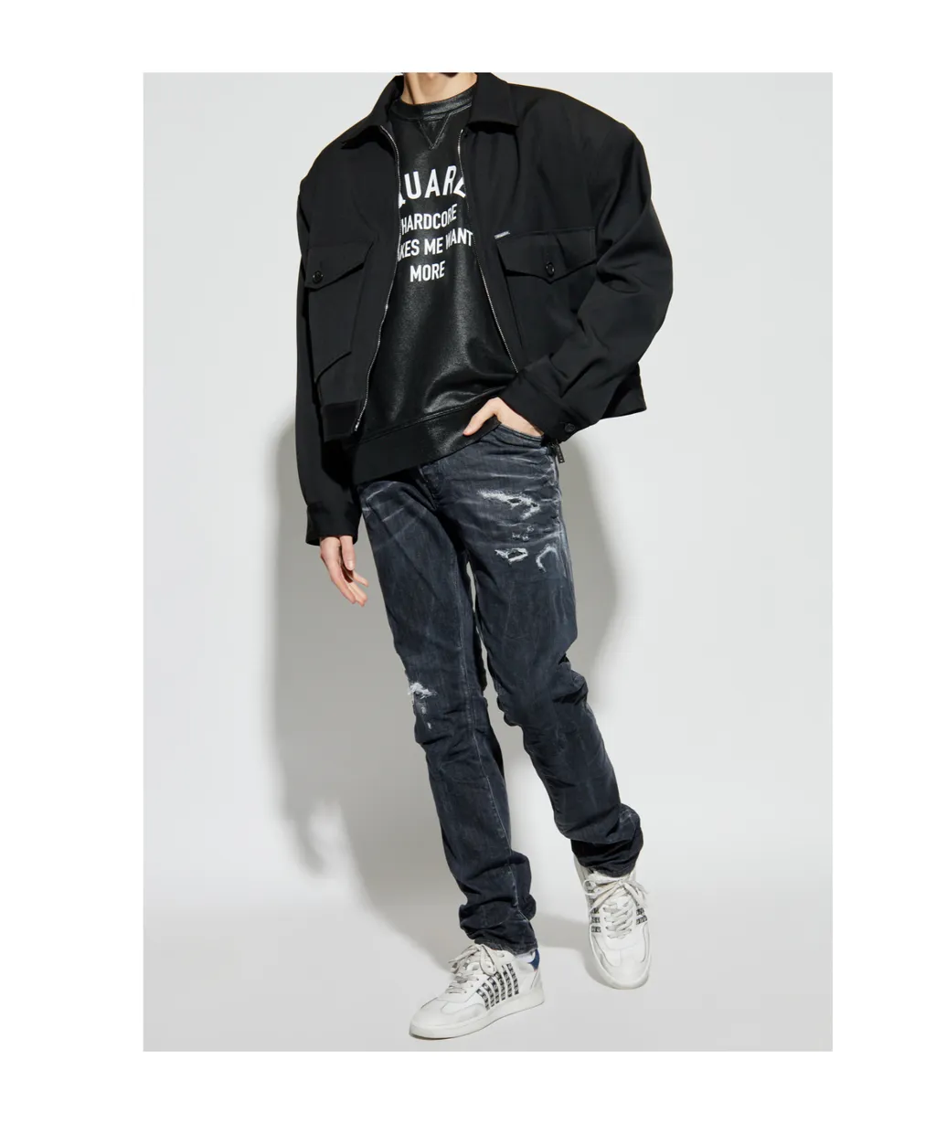 Dsquared2 Logo Printed Crewneck Sweatshirt