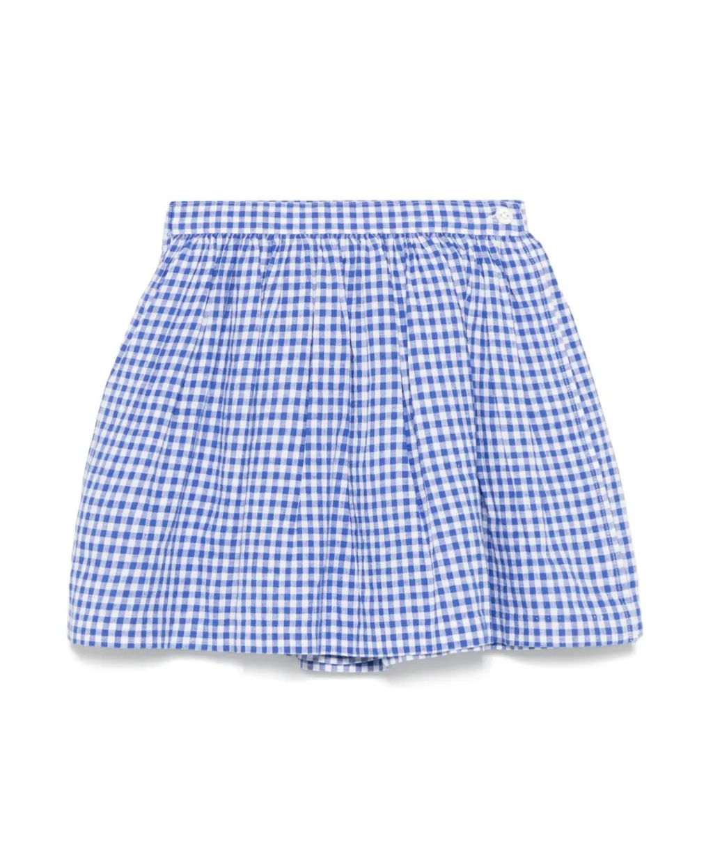 Gingham-Check Shorts