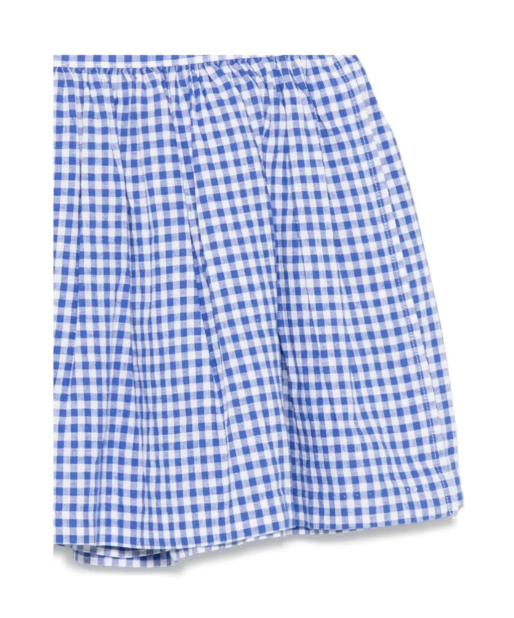 Gingham-Check Shorts