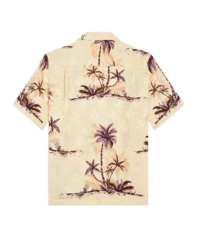 Hawaiian Shirt In Printed Silk
