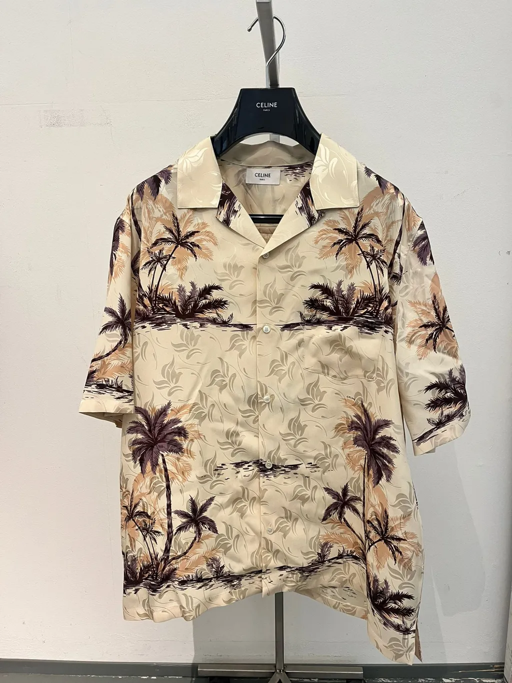 Hawaiian Shirt In Printed Silk