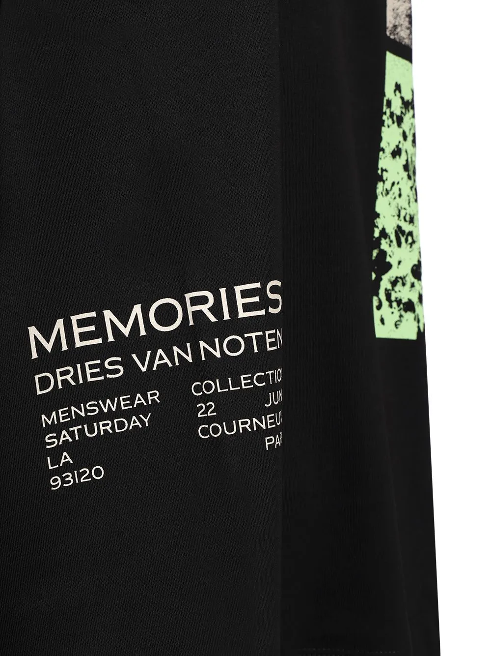Dries Van Noten Hemmings Printed Double-Sleeved T-Shirt