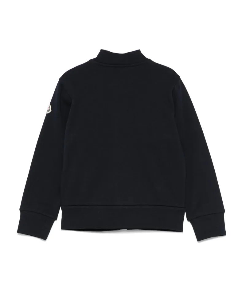 Logo-Patch Zip-Front Sweatshirt