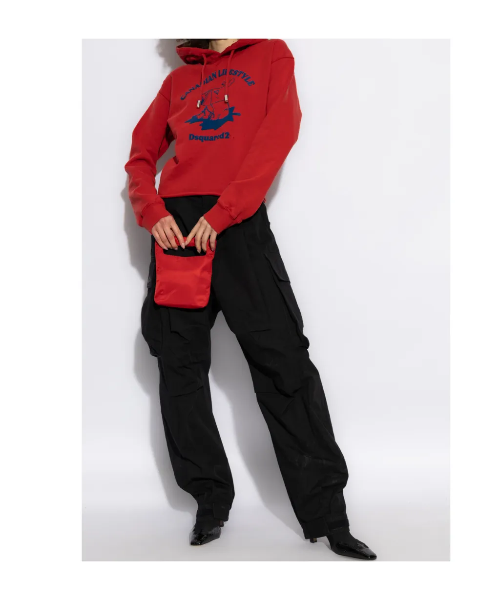 Dsquared2 Canadian Lifestyle Graphic Printed Hoodie