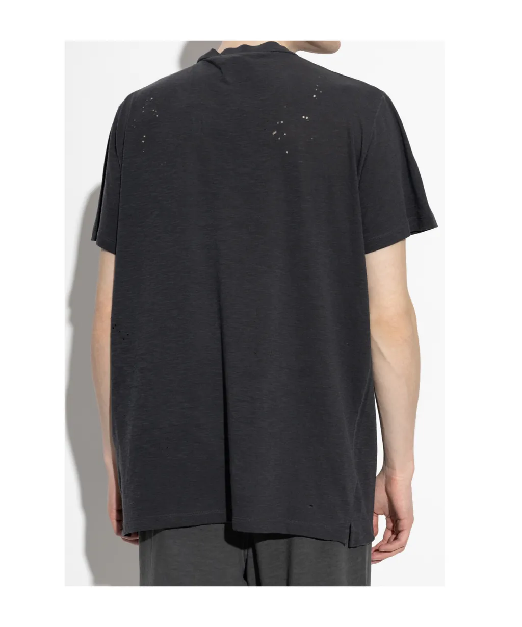 Dsquared2 Distressed Crewneck Printed T-Shirt