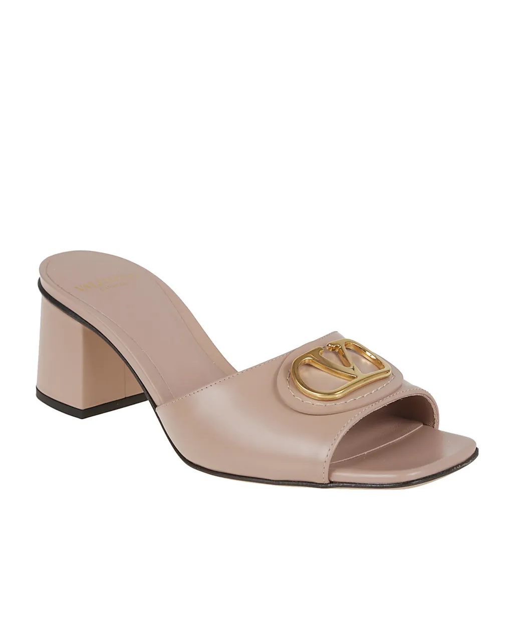 Valentino Garavani Vlogo Signature Slip-On Sandals