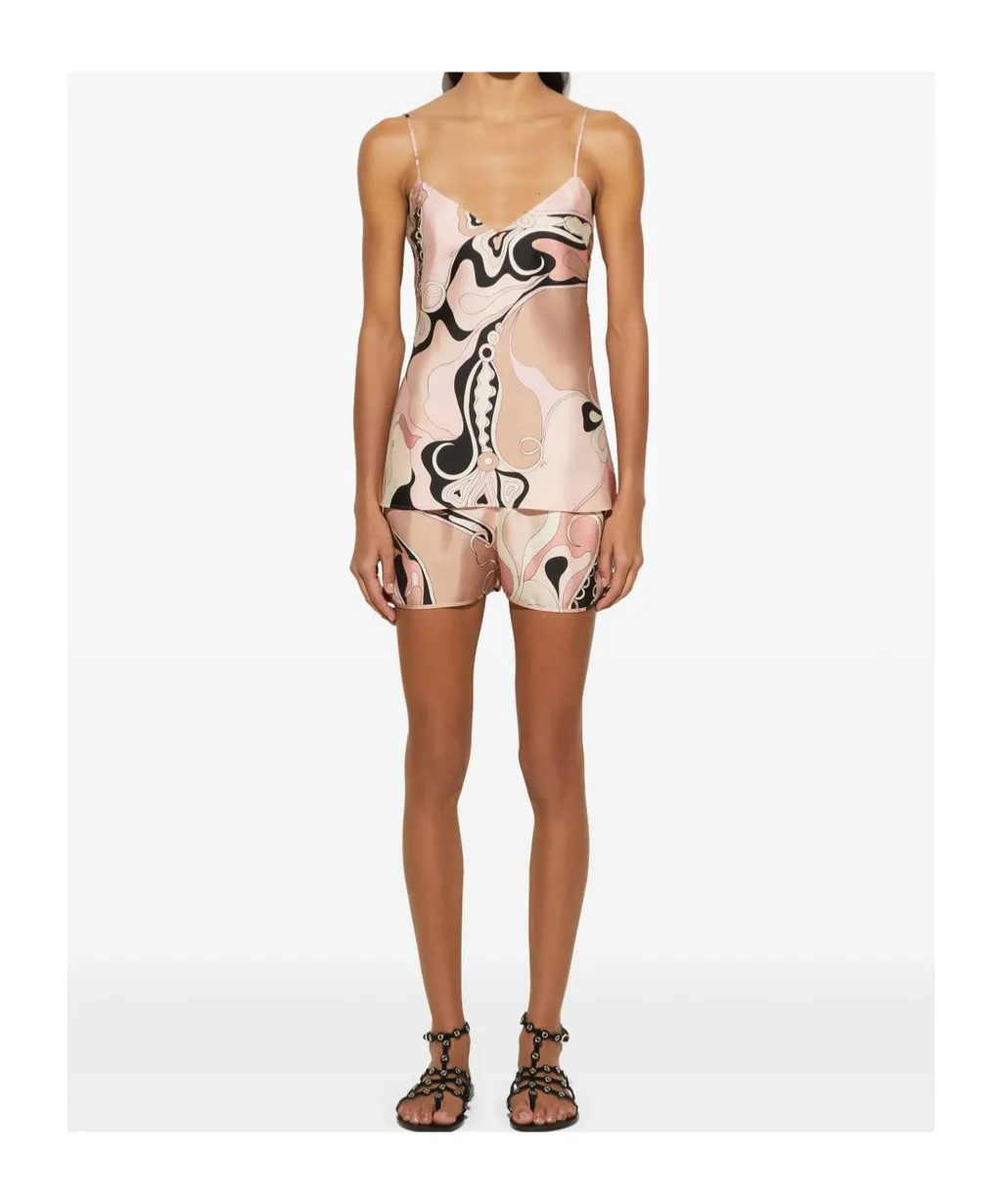 Emilio Pucci Patterned Camisole Top