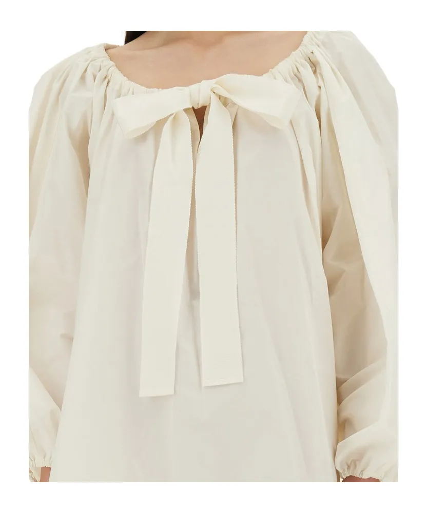 Patou Ruffled A-Line Dress