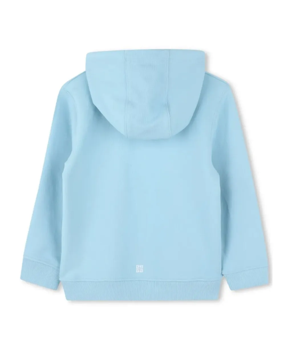 Givenchy Kids Logo Embroidered Drawstring Hoodie
