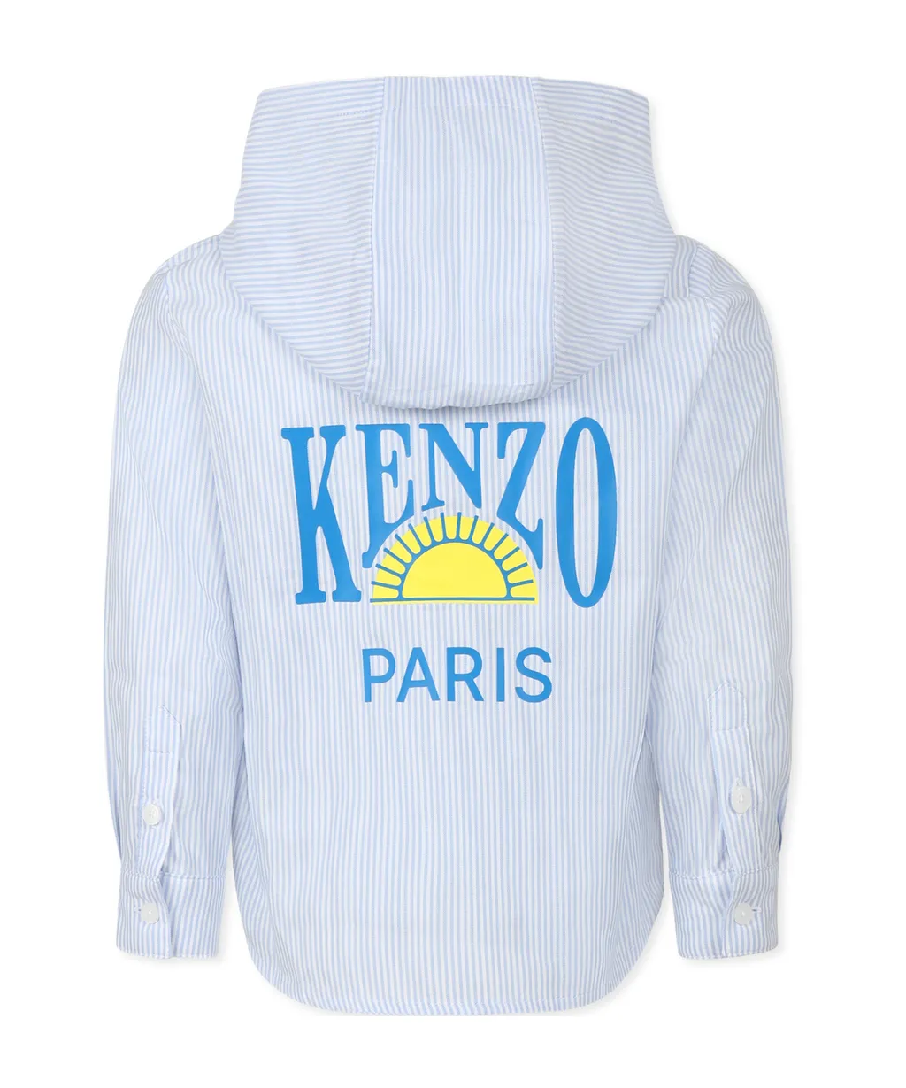 Blue Sweatshirt For Boy With Logo
