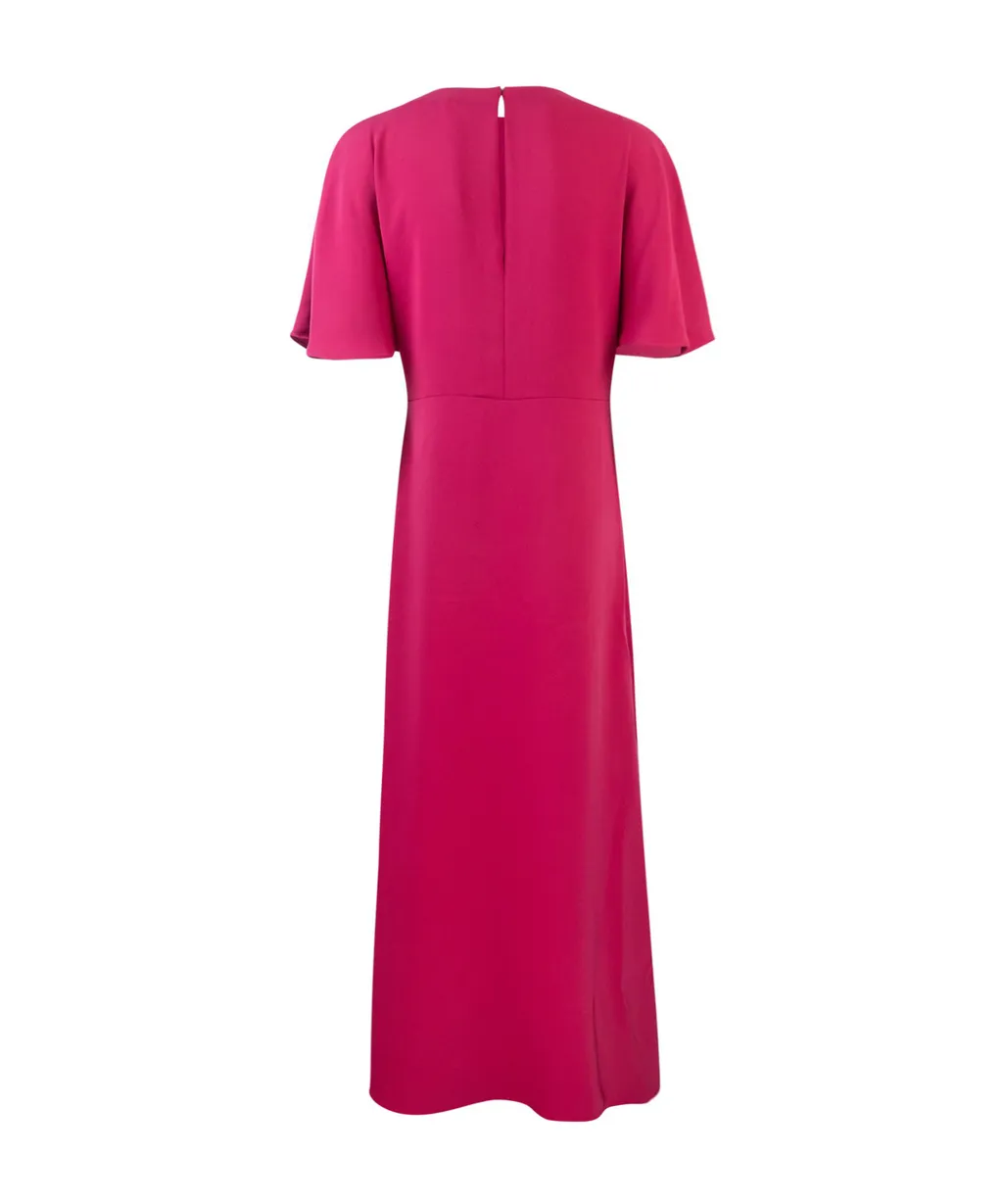 Flared-Sleeves Maxi Dress