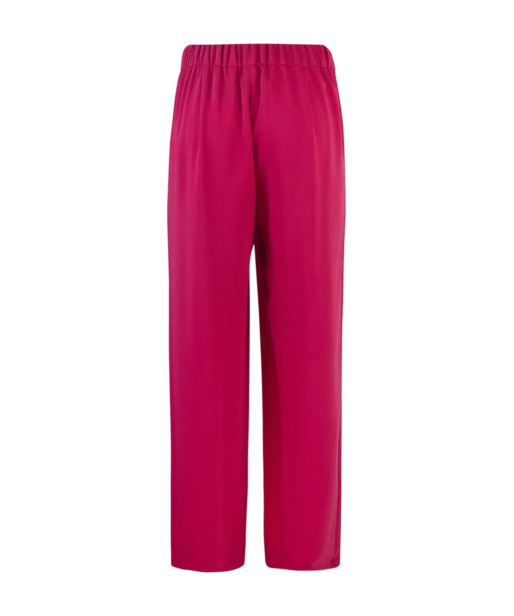Elasticated-Waist Trousers