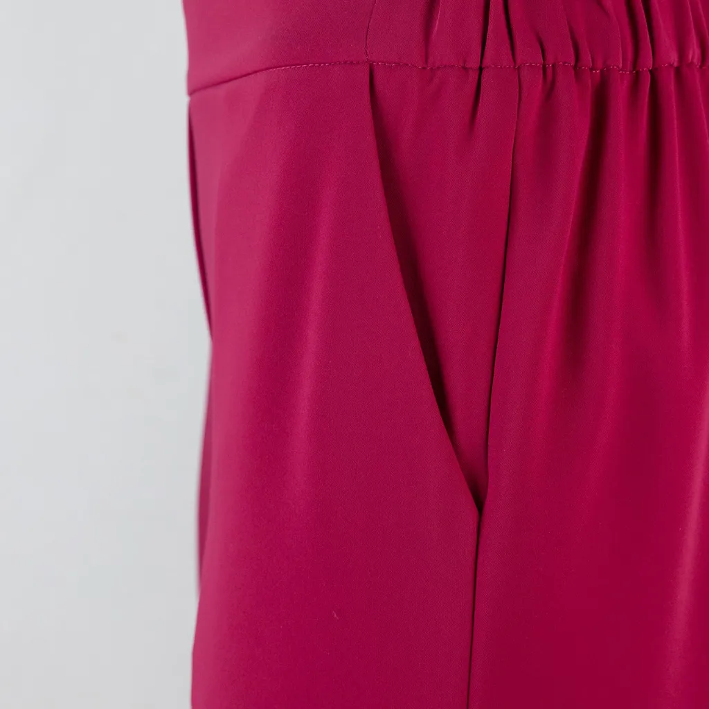 Elasticated-Waist Trousers