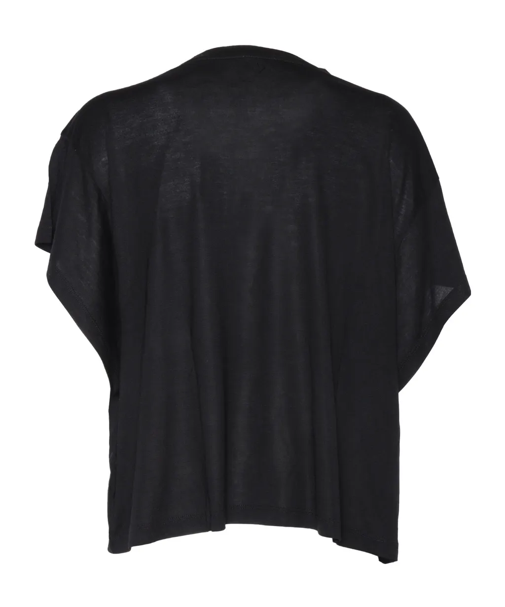 Dondup V-Neck Wide Short Sleeved T-Shirt