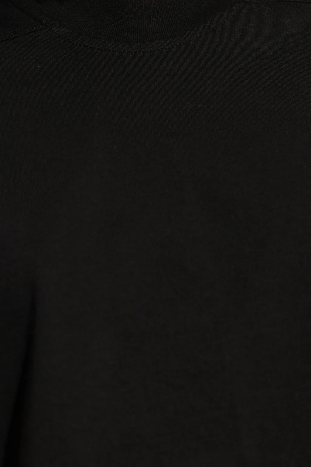 Rick Owens Drkshdw Cropped Small Level Crewneck T-Shirt